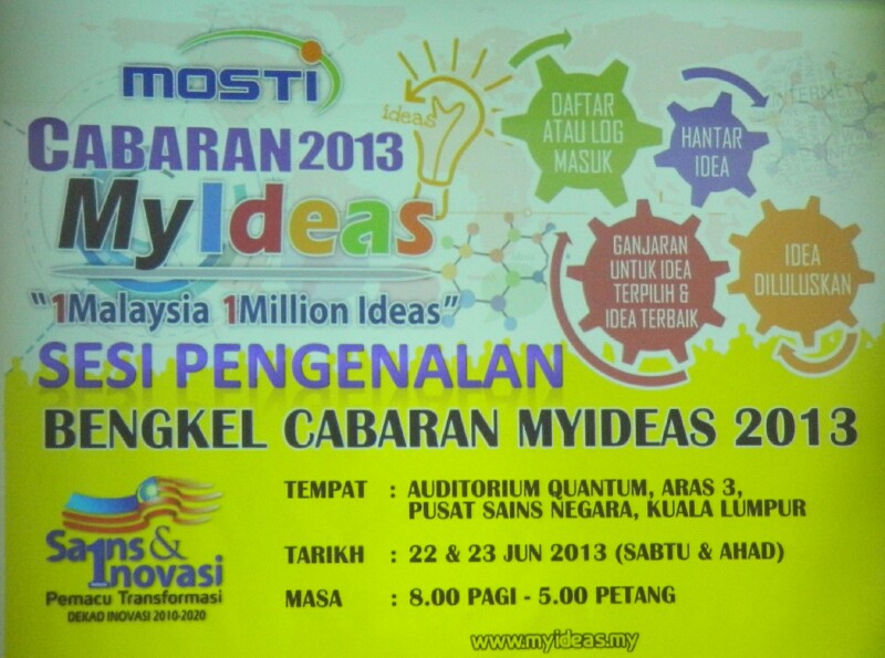 MOSTI Innovation Workshop 8 MOSTI Innovation Workshop 8